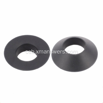 Custom Square Silicone Blind Open Oval Rubber Grommet